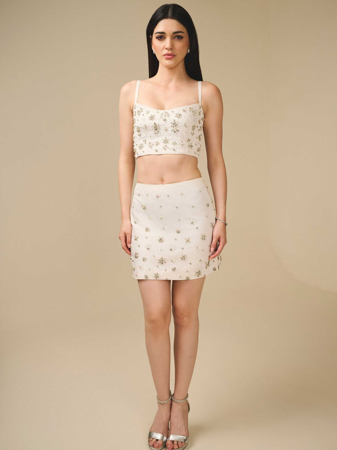 Ivory Muse Mini Skirt