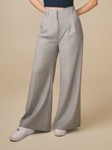 Smoke Grey Relaxed Trouser