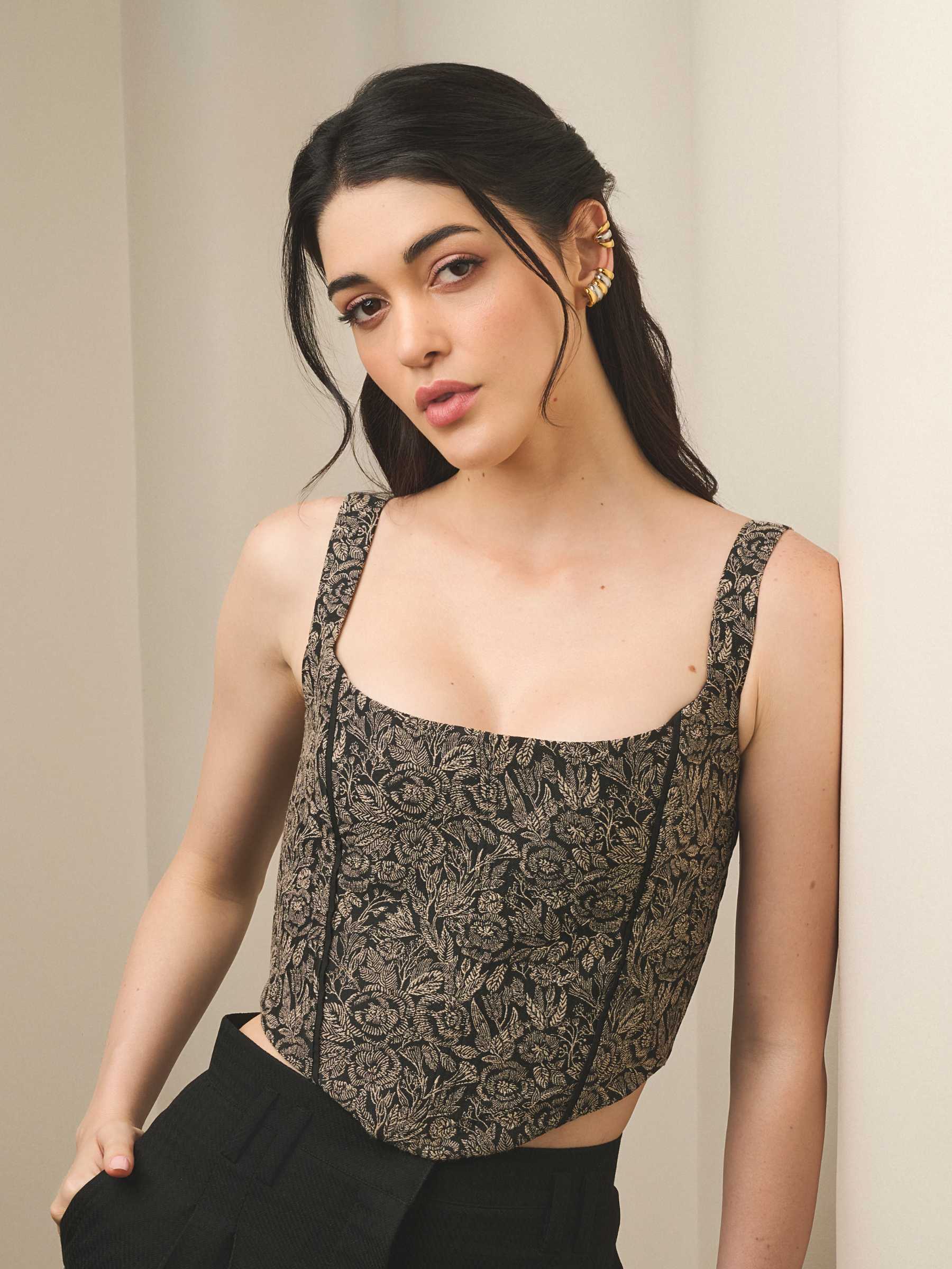 Midnight Bloom Corset